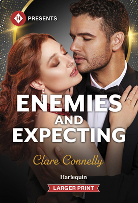Enemies and Expecting [Large Print] 1335773991 Book Cover