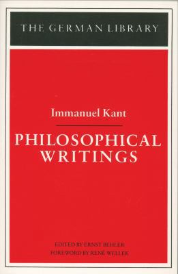 Philosophical Writings (German Library) (Englis... 0826402984 Book Cover
