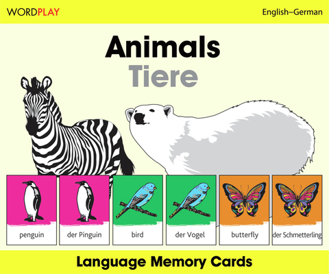 Wordplay Language Memory Cards-Animals (English... 1840595485 Book Cover