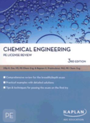 Paperback Chemical Engineering: PE License Review Book