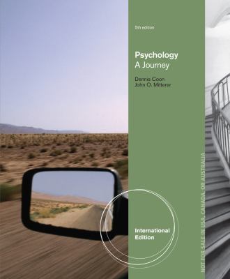 Psychology: A Journey, International Edition 1285055969 Book Cover