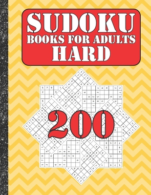 Sudoku books for adults hard: 200 Sudokus from ... B086Y5PBN4 Book Cover