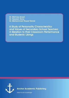 A Study of Personality Characteristics and Valu... 3954894955 Book Cover