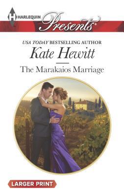 The Marakaios Marriage [Large Print] 0373138164 Book Cover