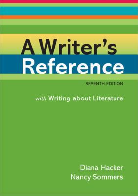 A Writers Reference By Hacker, Diana/ Sommers, ... B00A2M4D22 Book Cover