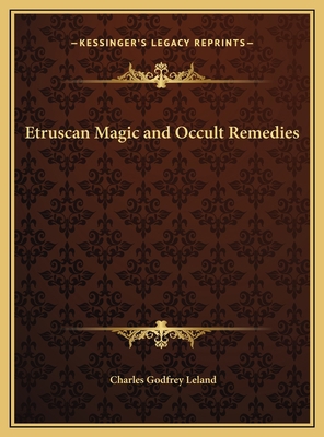 Etruscan Magic and Occult Remedies 1169780822 Book Cover