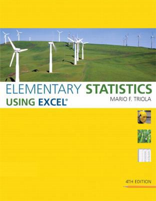 Elementary Statistics Using Excel 0321564960 Book Cover
