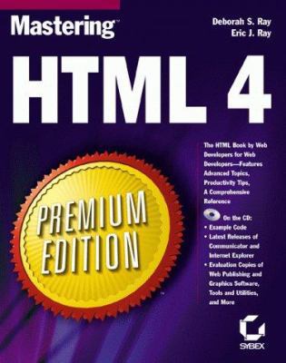 Mastering HTML 4 Premium Edition 0782125247 Book Cover