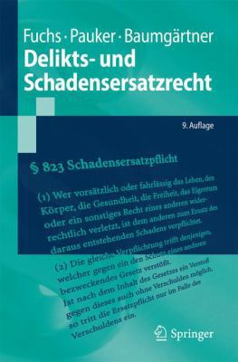 Delikts- Und Schadensersatzrecht [German] 3662526646 Book Cover