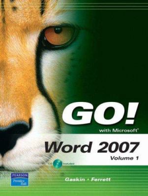 Go! With Microsoft Word 2007 0135129524 Book Cover