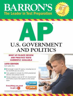 Barron's AP U.S. Government and Politics with C... 143807848X Book Cover