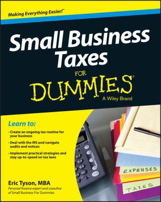 Small Business Taxes for Dummies 1118650611 Book Cover