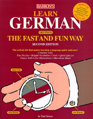 Learn German the Fast and Fun Way [With German-... 0764102168 Book Cover