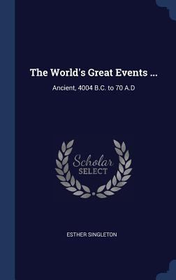 The World's Great Events ...: Ancient, 4004 B.C... 1296881555 Book Cover