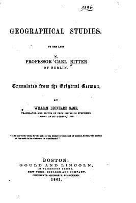 Geographical studies 1533011230 Book Cover