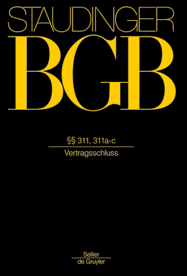 §§ 311, 311a-C: (Vertragsschluss) [German] 3805912129 Book Cover