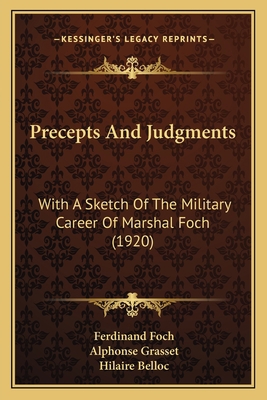 Precepts And Judgments: With A Sketch Of The Mi... 1167007743 Book Cover