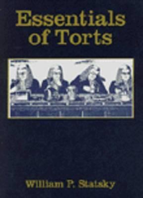Essentials of Torts : 0314027912 Book Cover