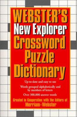 Webster's New Explorer Crossword Puzzle Dictionary 1892859033 Book Cover