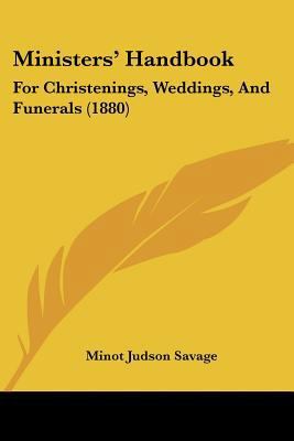 Ministers' Handbook: For Christenings, Weddings... 110419399X Book Cover