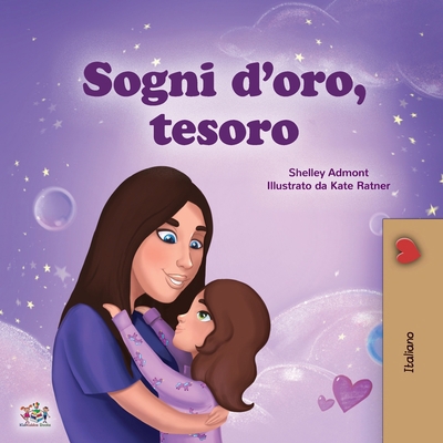 Sweet Dreams, My Love (Italian Children's Book) [Italian] [Large Print] 1525936301 Book Cover