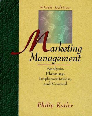 Marketing Management: Analysis, Planning, Imple... 0132435101 Book Cover