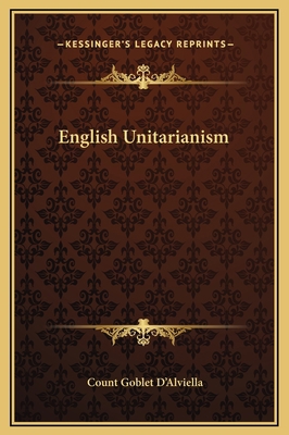 English Unitarianism 1169180132 Book Cover