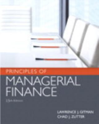 Principles of Managerial Finance + New Myfinanc... 0132950448 Book Cover