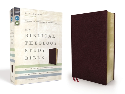 NIV, Biblical Theology Study Bible, Bonded Leat... 031045056X Book Cover