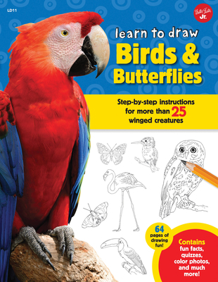 Learn to Draw Birds & Butterflies: Step-By-Step... 1633220648 Book Cover