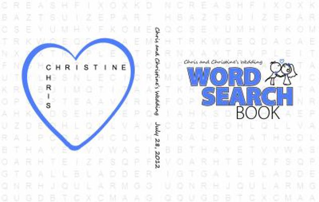 Chris and Christine's Wedding Word Search Book