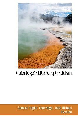 Coleridge's Literary Criticism 1103621688 Book Cover