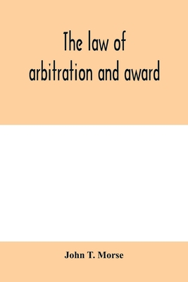 The law of arbitration and award 9354000053 Book Cover