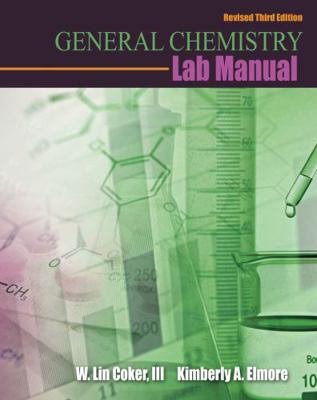 General Chemistry Lab Manual 1524904104 Book Cover