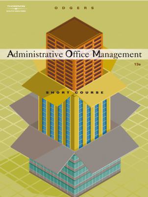 Administrative Office Management, Short Course 0538727691 Book Cover