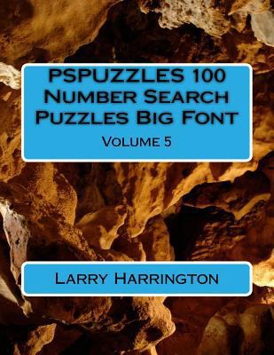 PSPUZZLES 100 Number Search Puzzles Big Font Vo... 1530225744 Book Cover