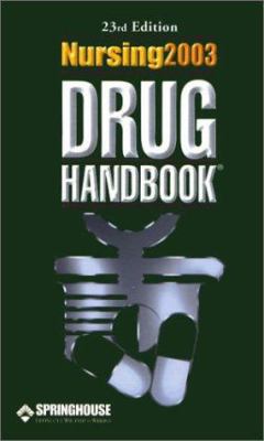 Nursing2003 Drug Handbook [With Ndh2003 Plus!] 1582551707 Book Cover