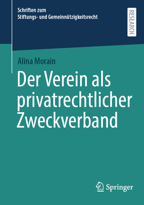 Der Verein ALS Privatrechtlicher Zweckverband [German] 3658476036 Book Cover