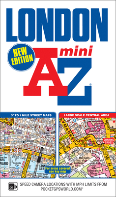 London Mini A-Z Street Atlas (paperback) 1843489058 Book Cover