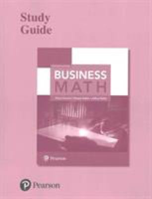 Study Guide for Business Math 0134506251 Book Cover