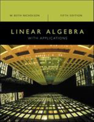 Linear Algebra with Applications 0070922772 Book Cover
