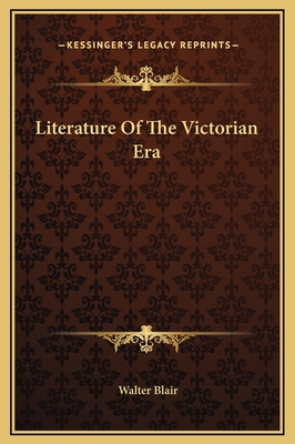 Literature Of The Victorian Era 1169201474 Book Cover