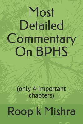 Most Detailed Commentary On BPHS: (only 4-impor... 1723992283 Book Cover