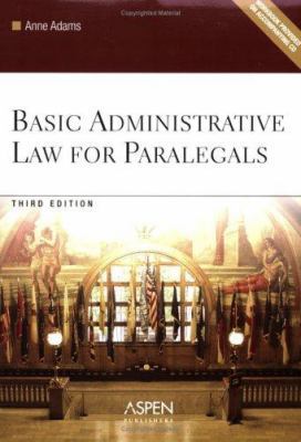 Basic Administrative Law for Paralegals 0735557489 Book Cover