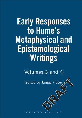 Early Responses to Hume's Metaphysical and Epis... 1843711168 Book Cover