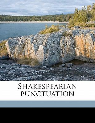 Shakespearian Punctuation 1176286366 Book Cover
