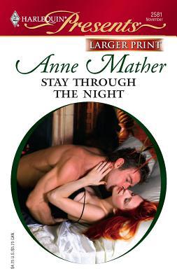 Stay Through the Night [Large Print] 0373233450 Book Cover