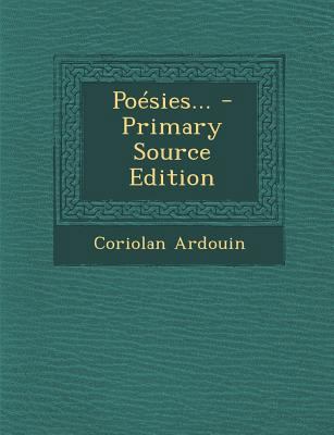 Poésies... [French] 1294865935 Book Cover
