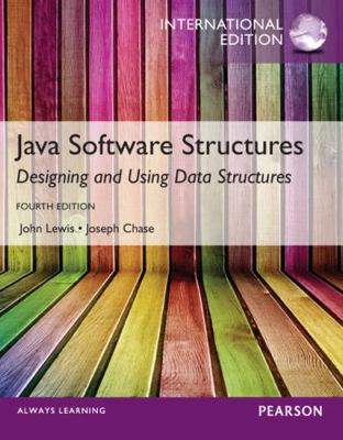Java Software Structures,International Edition 0273793322 Book Cover
