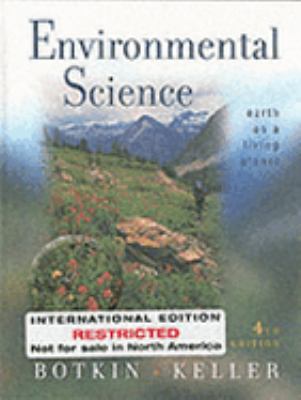 Environmental Science: Earth as a Living Planet... 0471366633 Book Cover